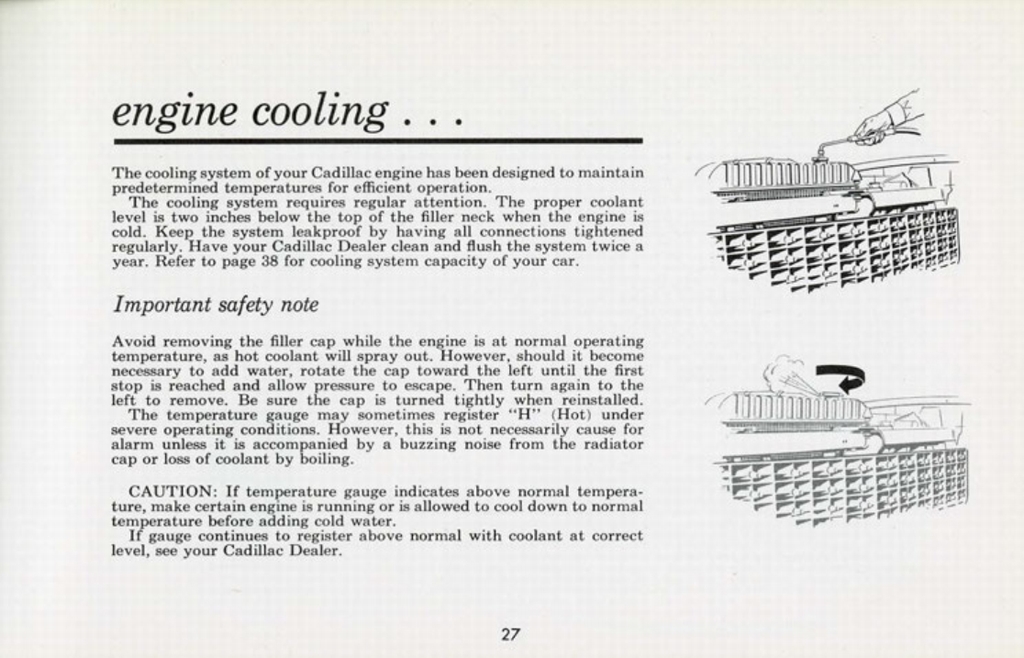 1960 Cadillac Owners Manual Page 8